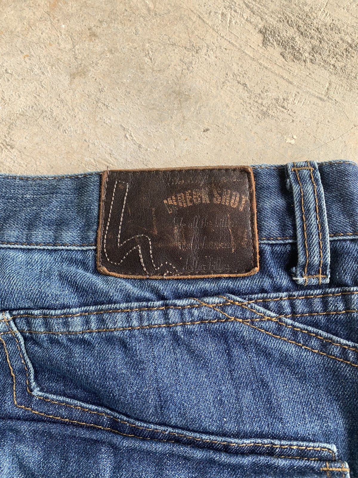 If Six Was Nine Distressed Denim Baggy Jeans Size US 38 / EU 54 - 12 Thumbnail