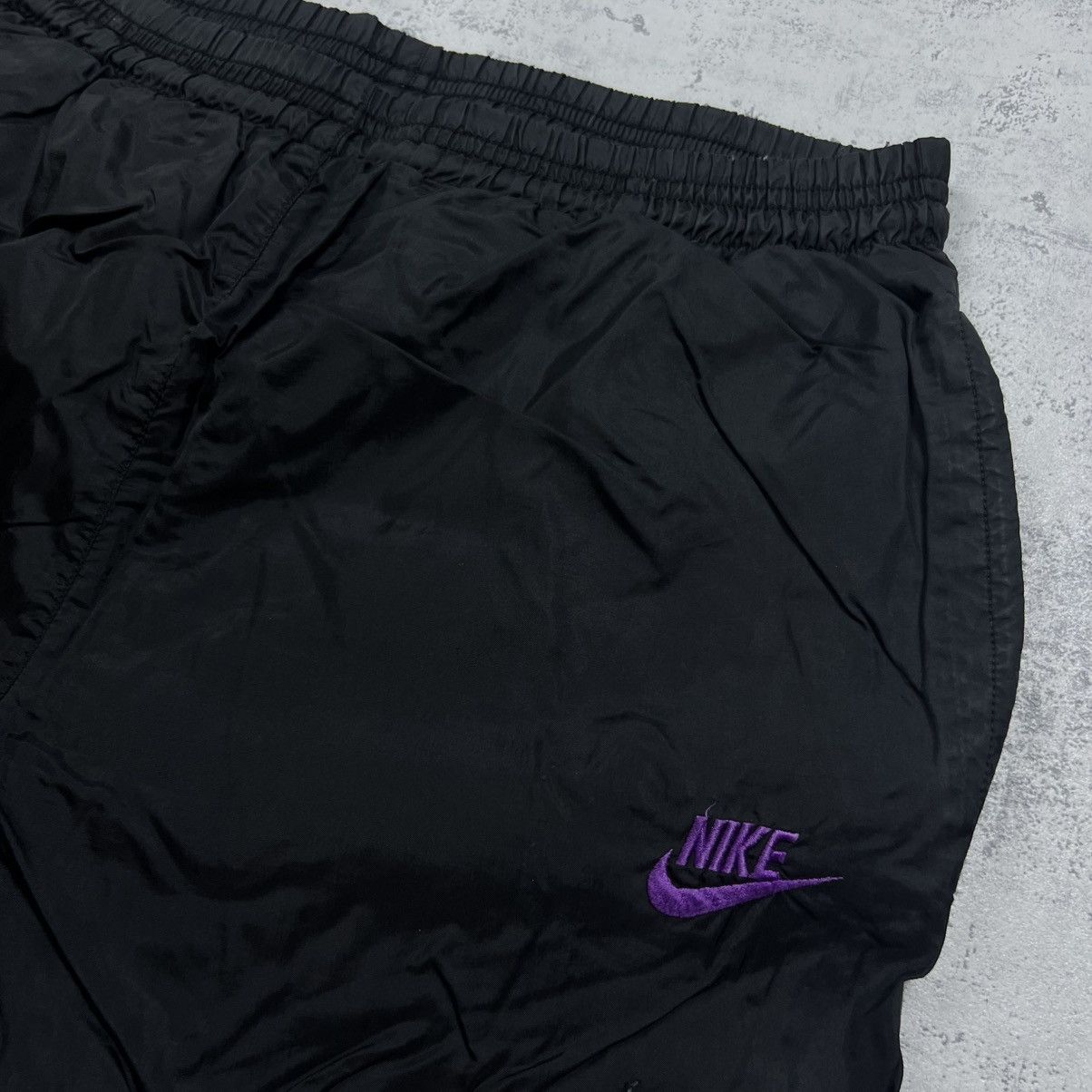 Nike 90s NIKE RETRO BASIC LOGO VINTAGE Y2K PARACHUTE SWEATPANTS Size US 30 / EU 46 - 3 Thumbnail