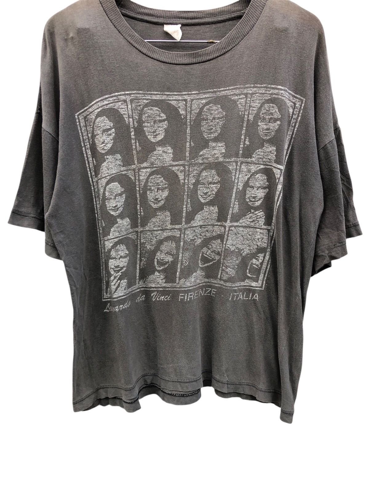 Vintage Vintage Art Monalisa by Leonardo da Vinci Tshirt Size US L / EU 52-54 / 3 - 7 Thumbnail