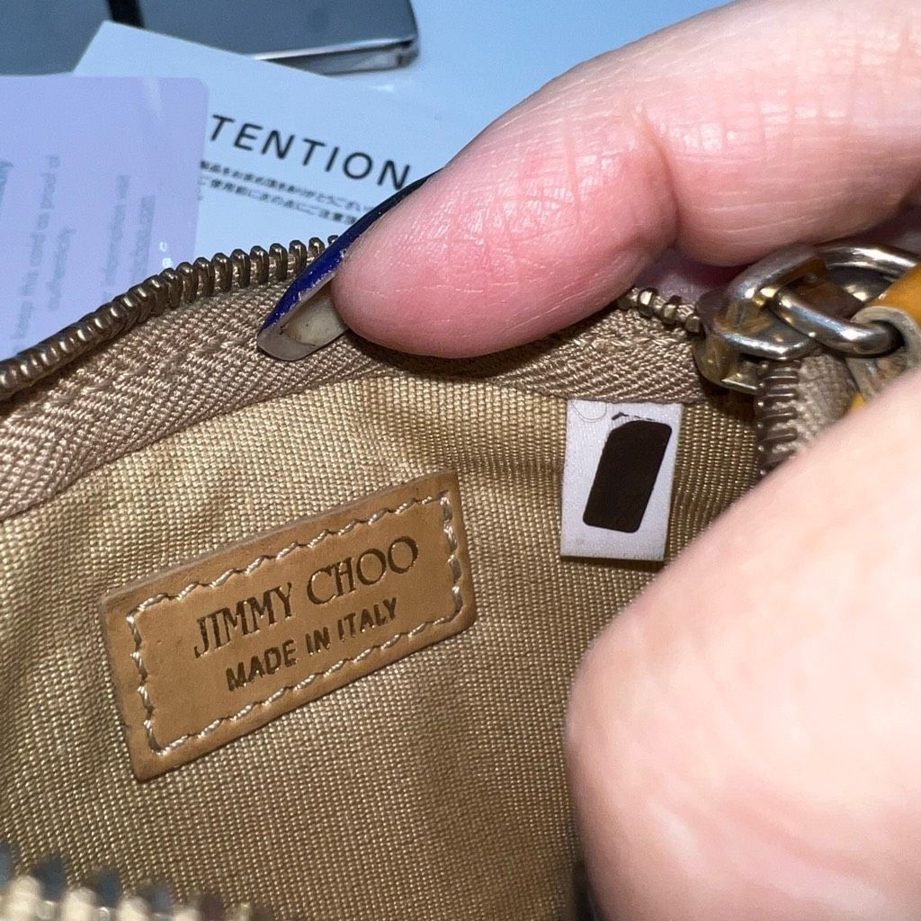 Jimmy Choo Jimmy Choo Full Inclusion Yellow Patent Key Chain Pouch Size ONE SIZE - 8 Thumbnail