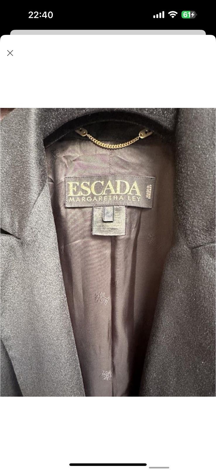Escada Escada cashmere blazer Size S / US 4 / IT 40 - 7 Thumbnail