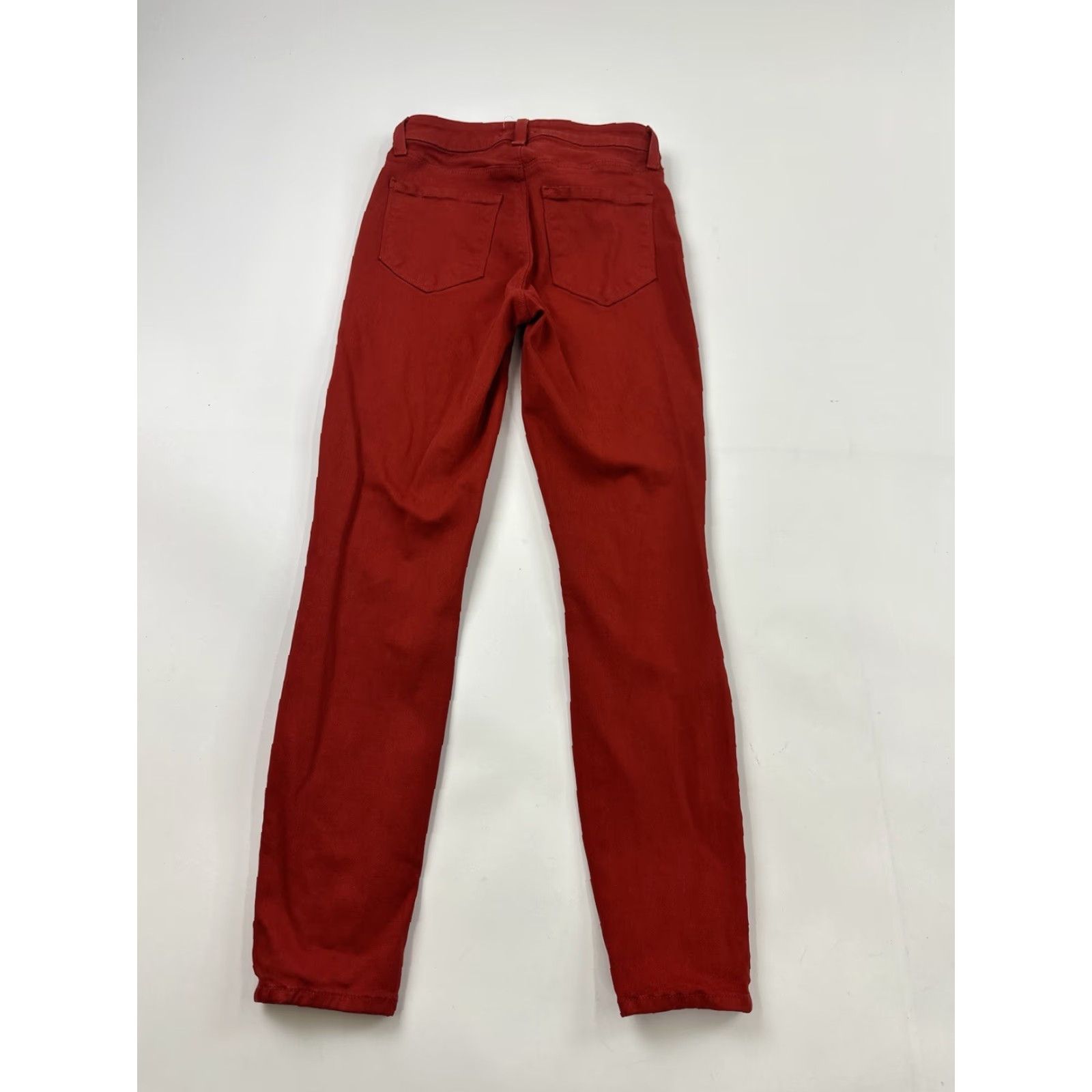 L'AGENCE VINTAGE L'AGENCE Jeans Women Red Margot Skinny Mid Rise 25 Inseam 25 Dark Wash Size 42" / US 20 - 5 Thumbnail