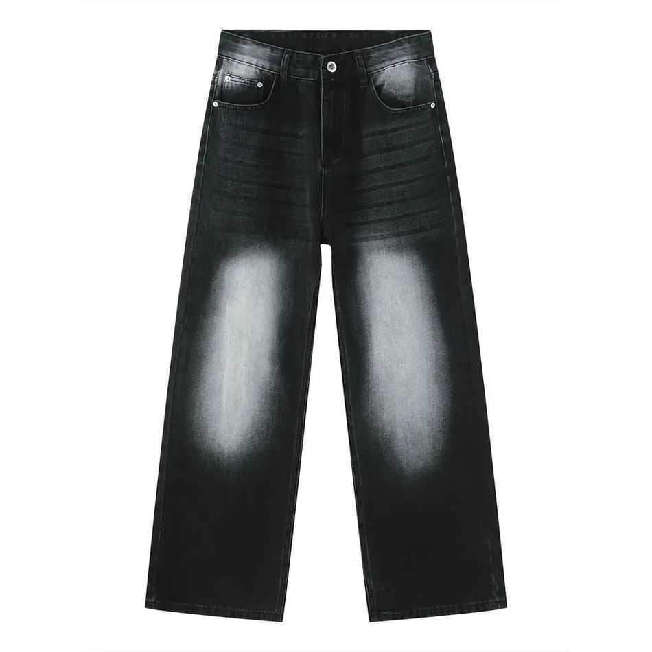 Japanese Brand Retro loose wide leg high street jeans Size US 32 / EU 48 - 5 Thumbnail