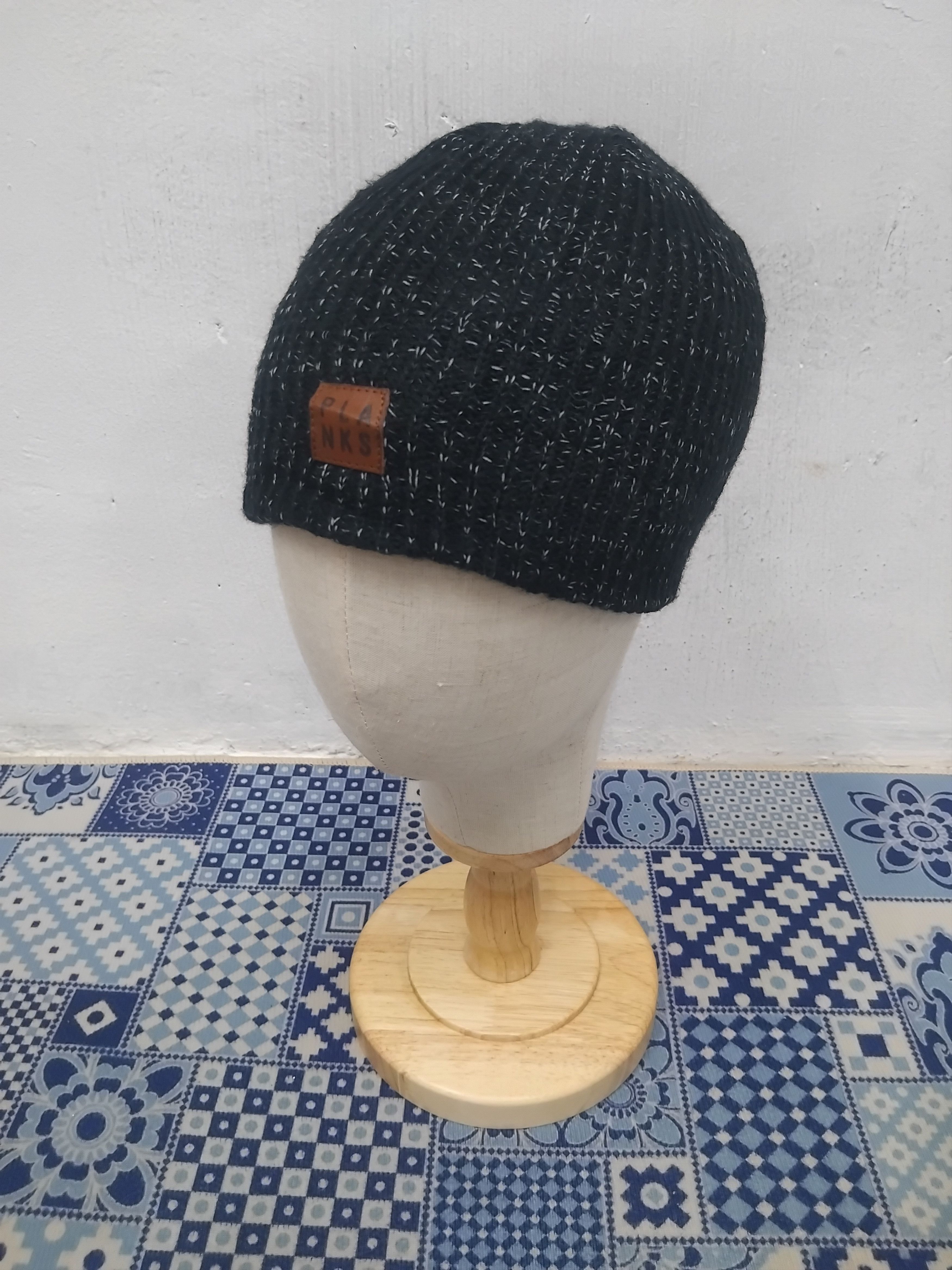 Japanese Brand 💥Planks black colour beanie hat Size ONE SIZE - 1 Thumbnail
