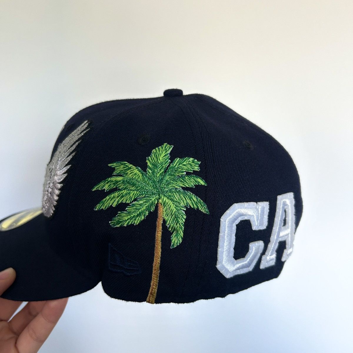 New Era *7 3/8* 1-of-1 NEW ERA California Angels Hand-Sewn Fitted Size ONE SIZE - 9 Thumbnail