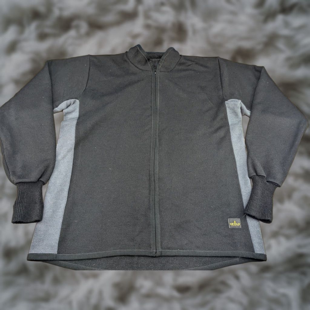 Vintage Devold Protection Jacket Mens L Black Full Zip 100% Merino Wool Work Outdoor Jacket Size US L / EU 52-54 / 3 - 1 Thumbnail