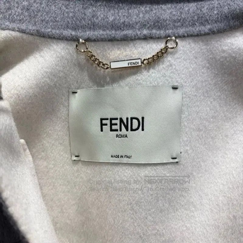 Fendi Fendi Gray Wool Women's Coat . Size M / US 6-8 / IT 42-44 - 3 Thumbnail