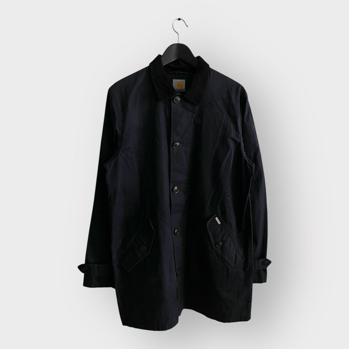 Carhartt STEAL! 2010s Carhartt WIP Navy Martin Jacket (L) Size US L / EU 52-54 / 3 - 1 Thumbnail