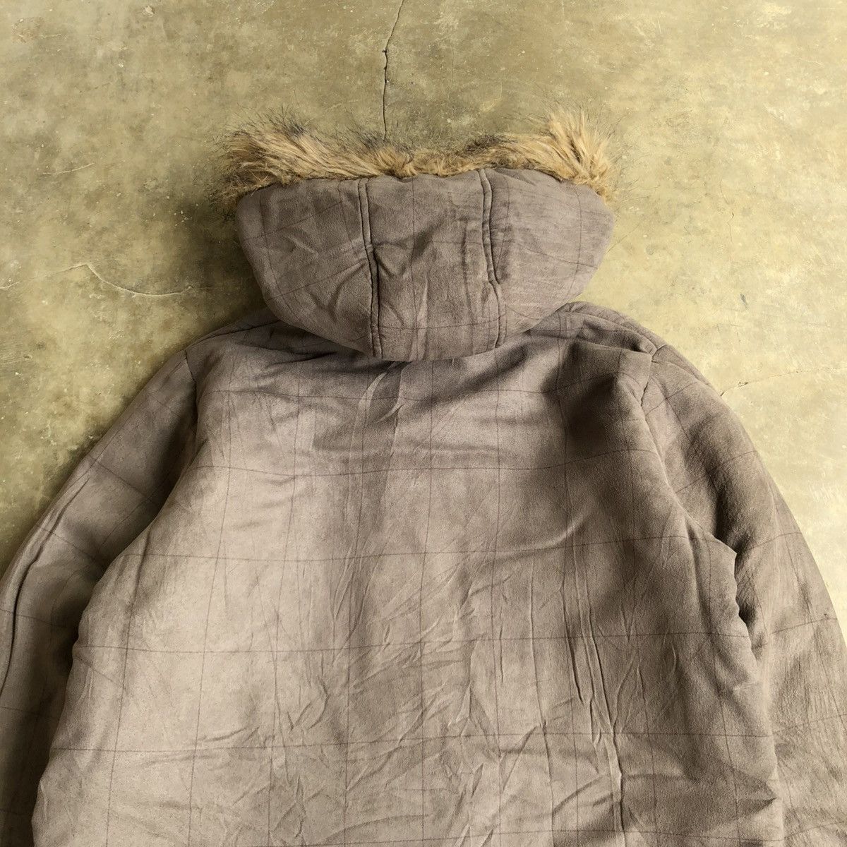 2000s Coco Girls Faux Suede Fur Jacket Ziphoodie Lgb