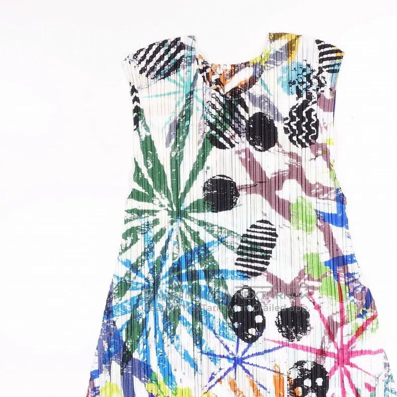 Issey Miyake Issey Miyake Color-block Dress Size M / US 6-8 / IT 42-44 - 4 Thumbnail