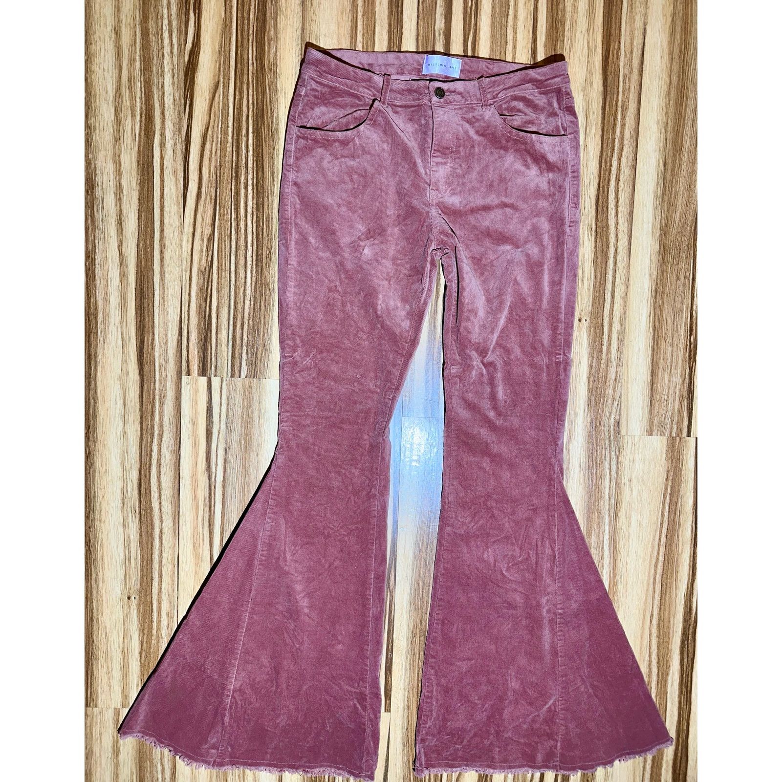& Other Stories Pink Flare Jeans made by wisteria lane Size 34" / US 12 / IT 48 - 3 Thumbnail