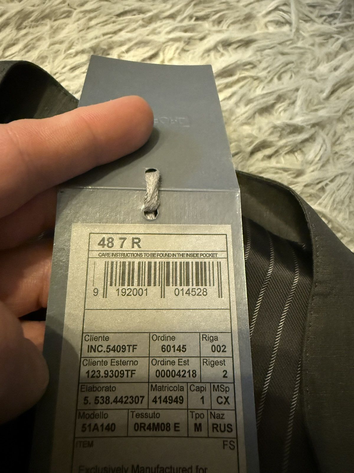 Tom Ford linen 3 piece suit vest Size 48R - 2 Thumbnail