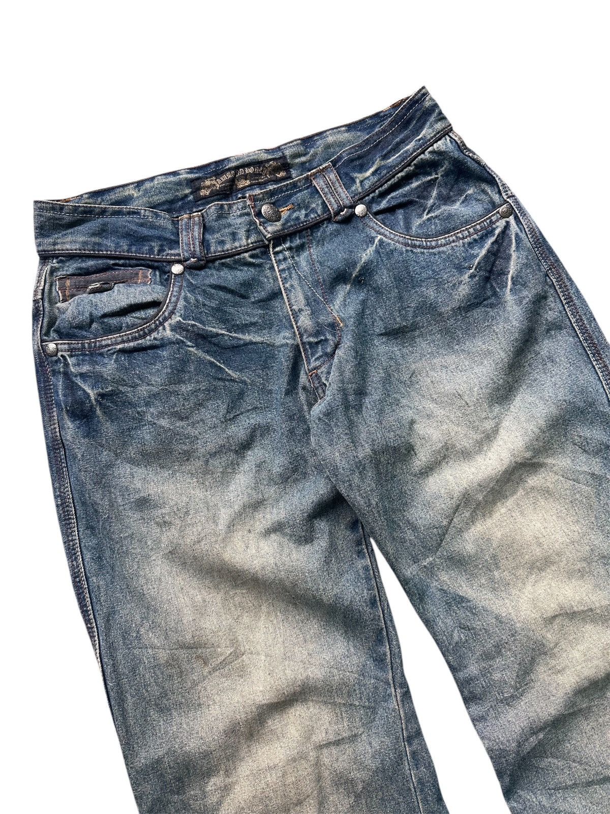 Designer × Japanese Brand Diamond Honey Distressed Double Pocket Size US 32 / EU 48 - 3 Thumbnail