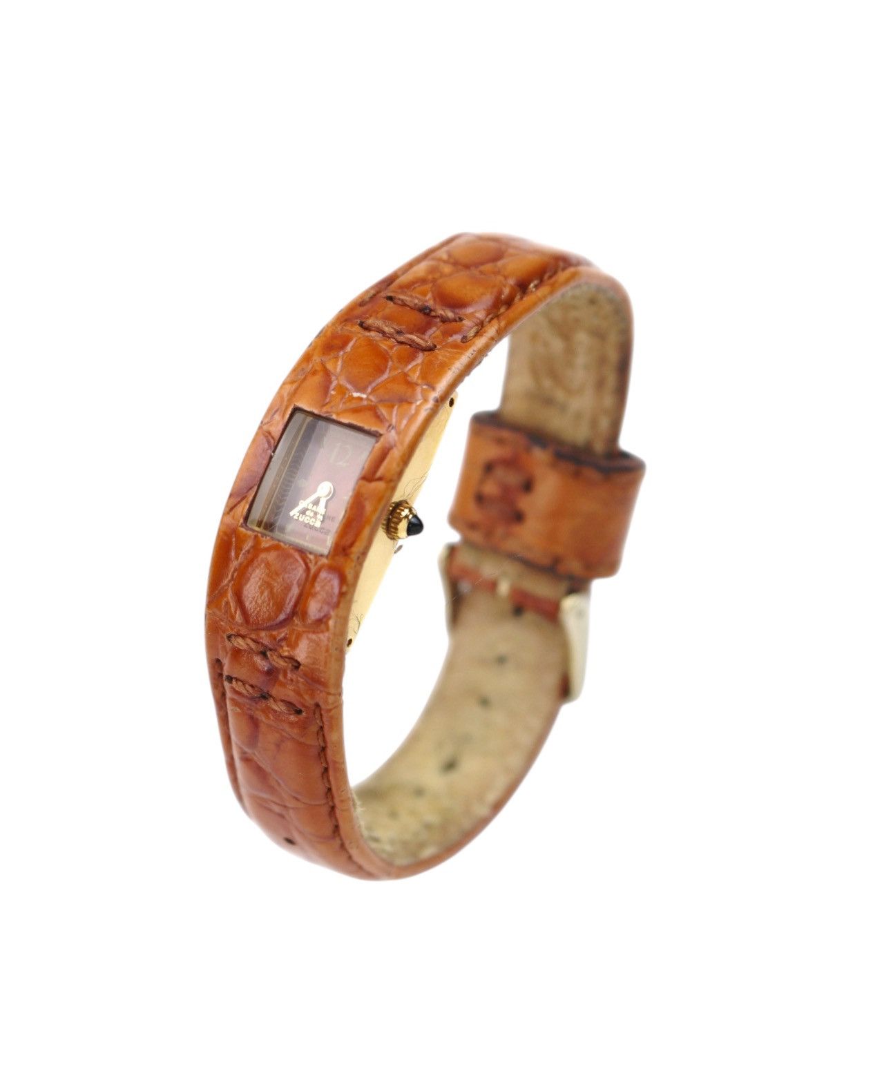 Issey Miyake × Seiko 1996 CABANE DE ZUCCA “CHEWING GUM” CROCO-EMBOSSED WATCH Size ONE SIZE - 3 Thumbnail