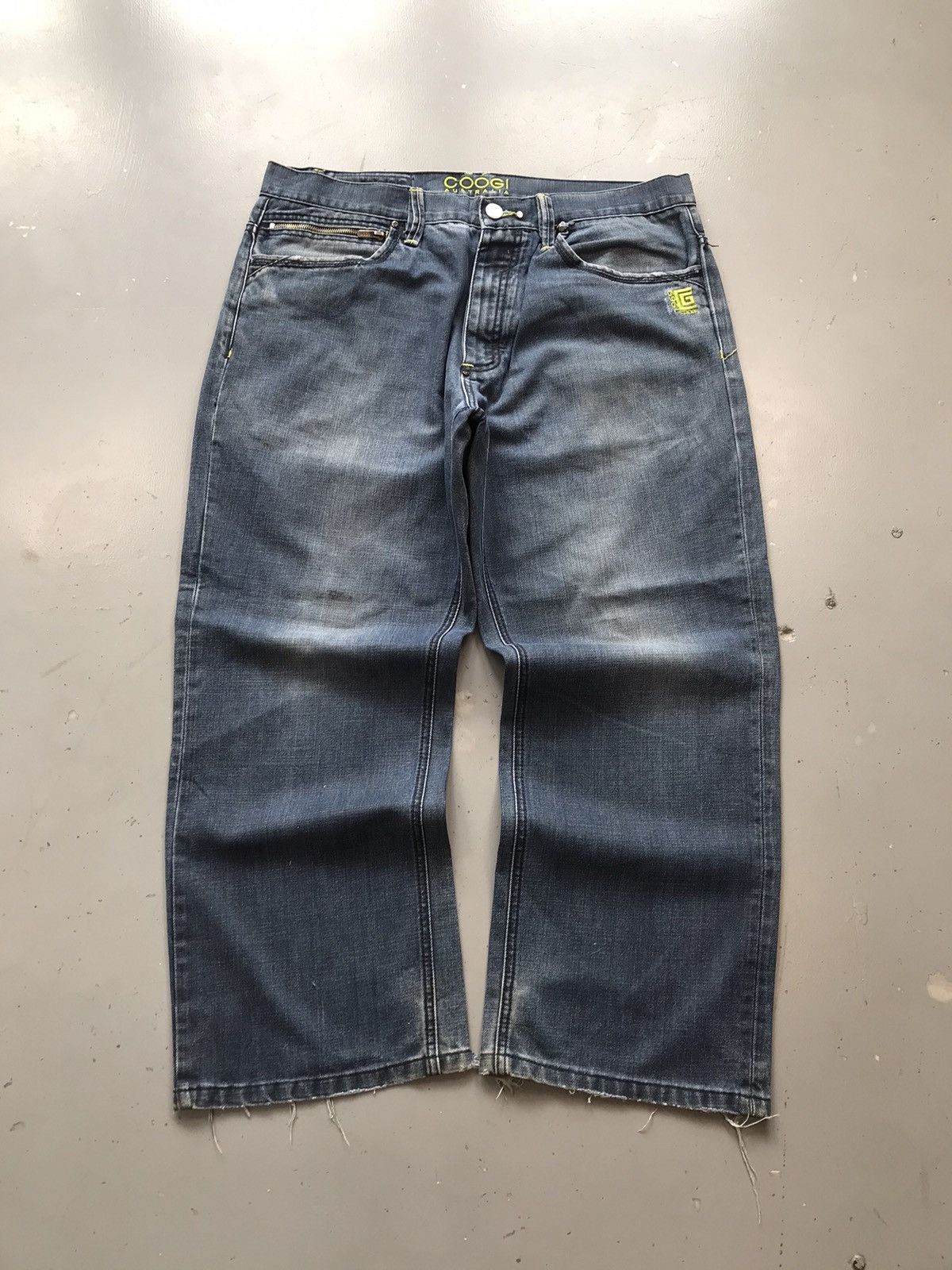 Coogi × Vintage Vintage Coogi SpellOut embroidered denim Size US 39 - 2 Thumbnail