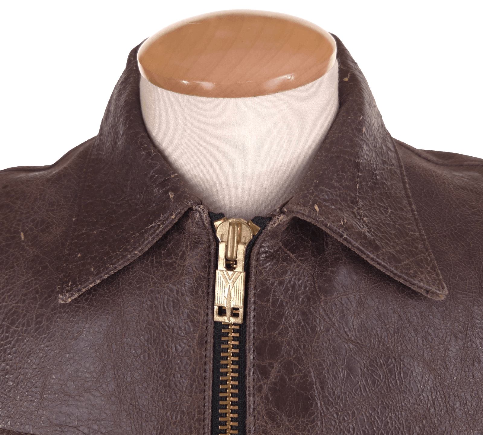 Blackmeans Blackmeans Distressed Leather Jacket Size 4 US Slim Fit M M Size US M / EU 48-50 / 2 - 5 Thumbnail