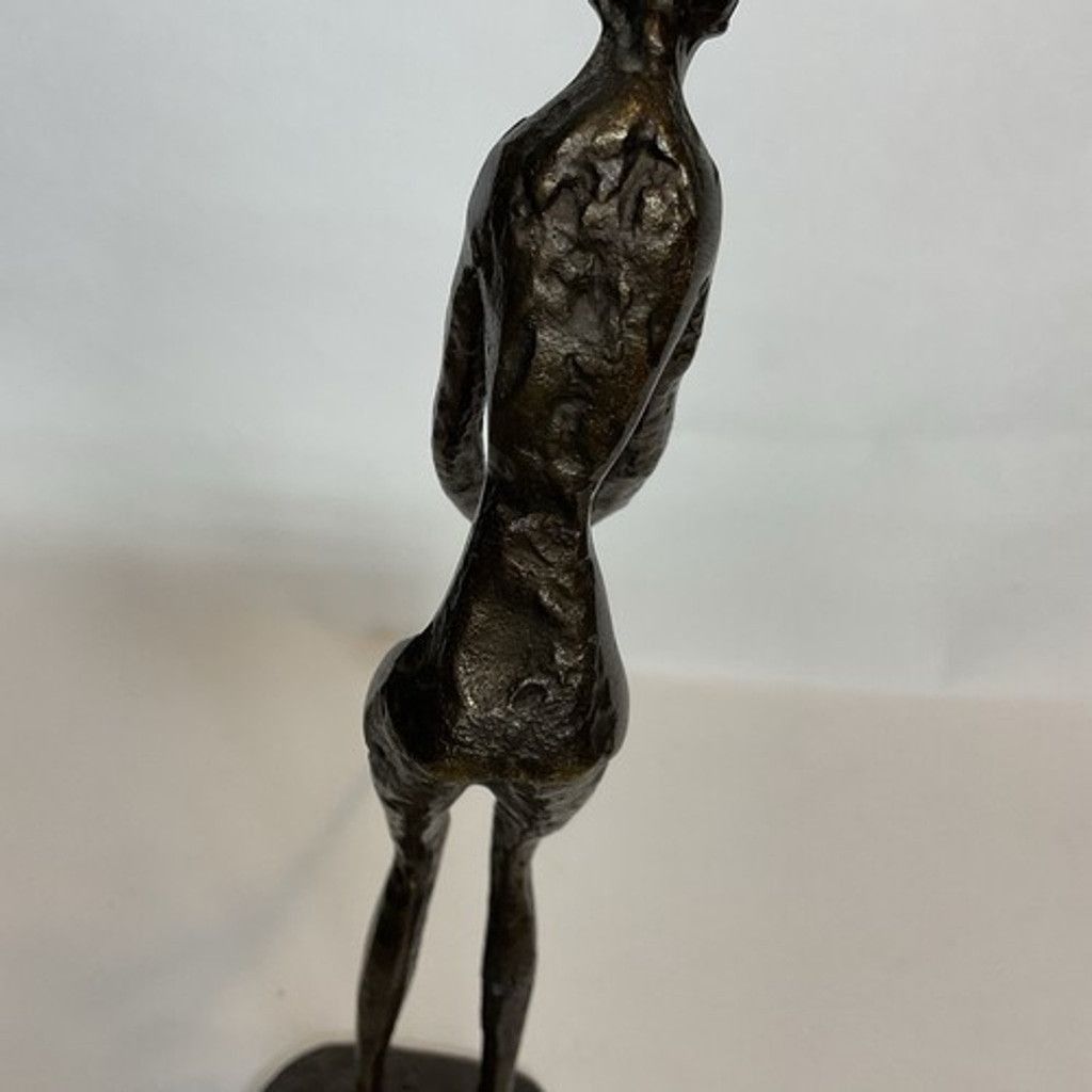 The Unbranded Brand VTG Bronze Brutalist Art Golfer Lady Art Sculpture 9.5" x 8" Size ONE SIZE - 7 Thumbnail