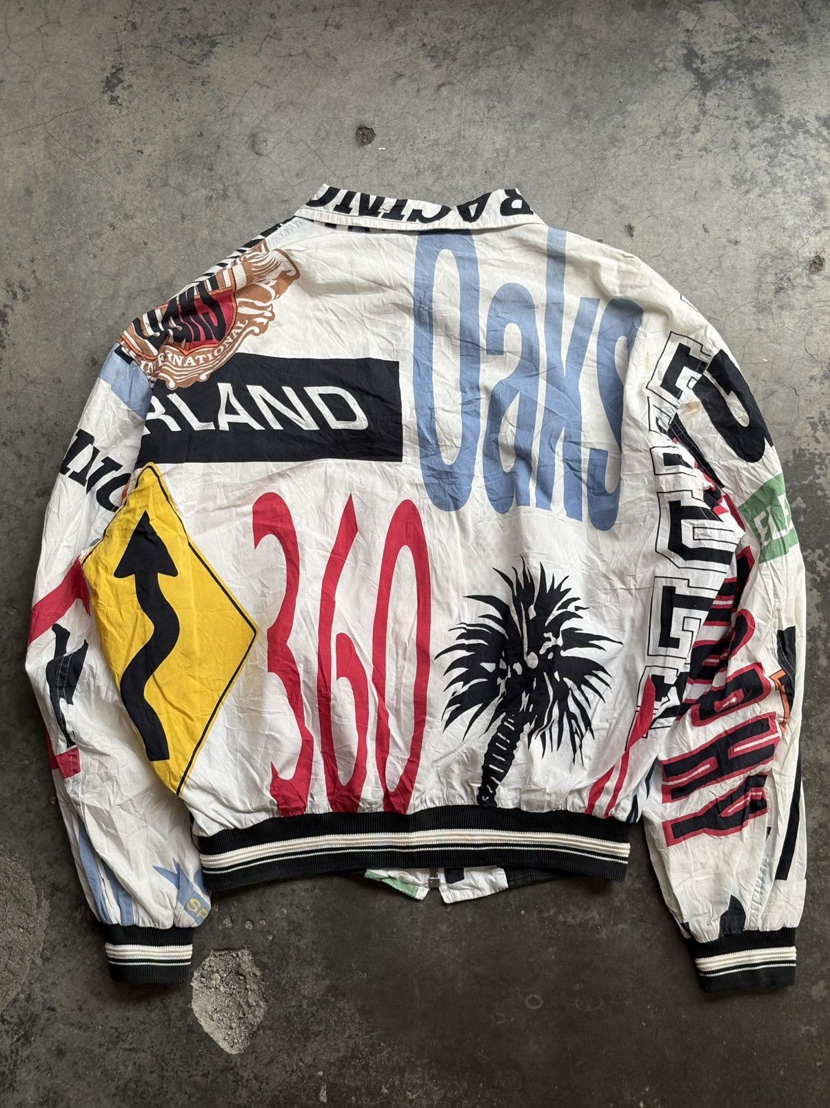 Ferre × Vintage Rare Vintage 70s oaks by ferre overprint casual jacket Size US XL / EU 56 / 4 - 2 Thumbnail