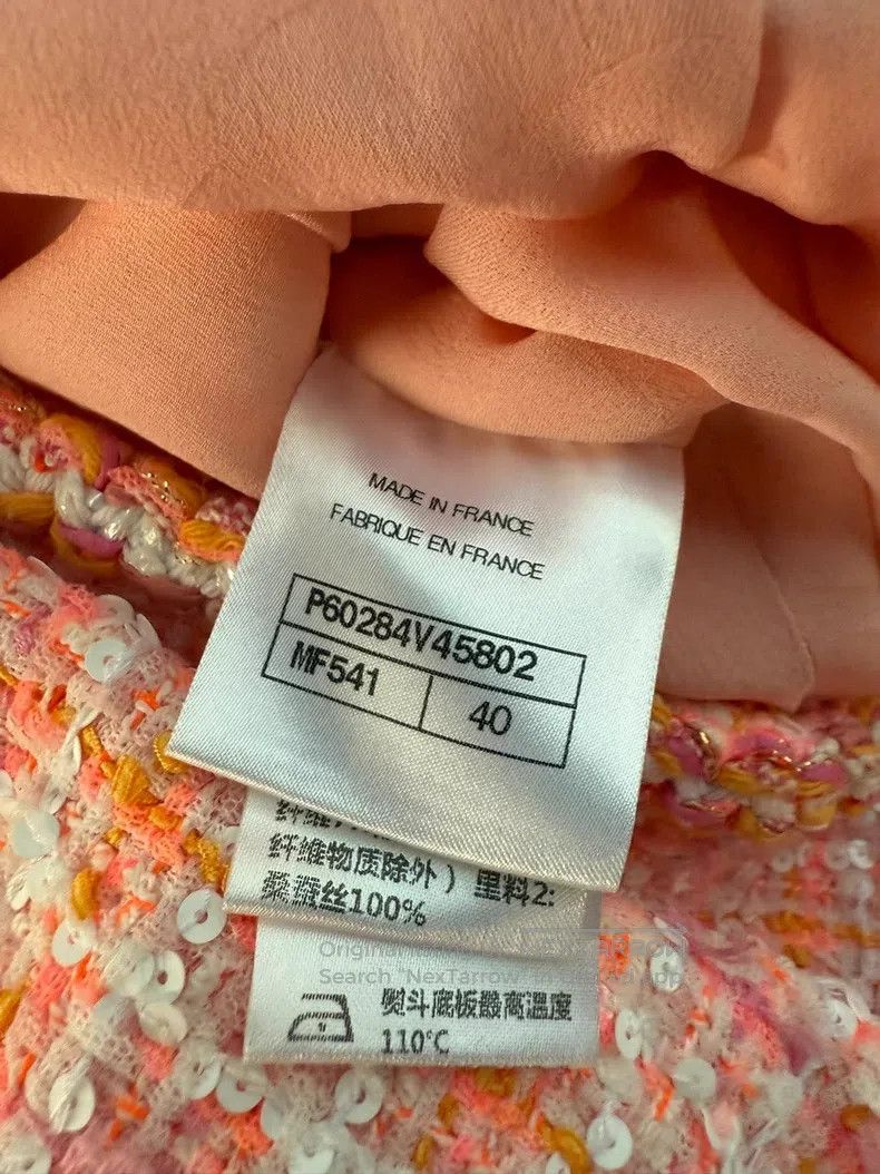 Chanel Chanel Cruise series orange sequin dress Size S / US 4 / IT 40 - 6 Thumbnail