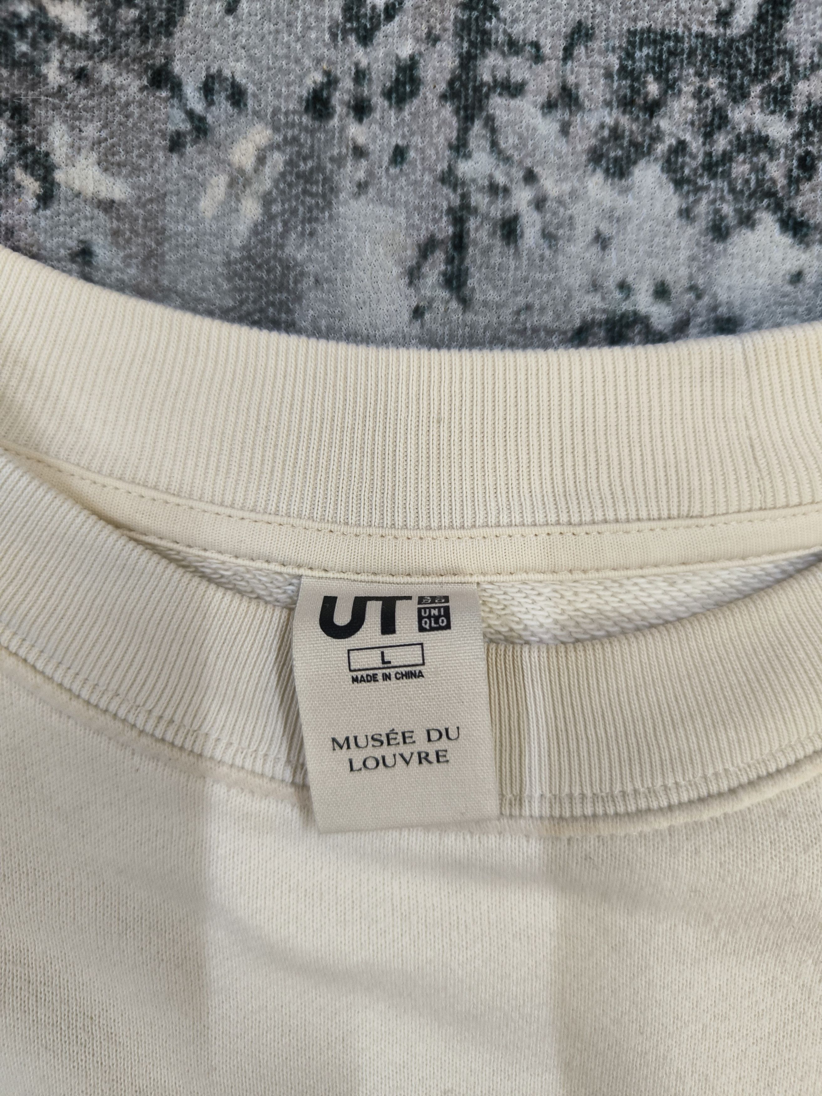 Arts & Science UT x Louvre Museum "Mona Lisa" Light Cream Sweatshirt Size US L / EU 52-54 / 3 - 4 Thumbnail