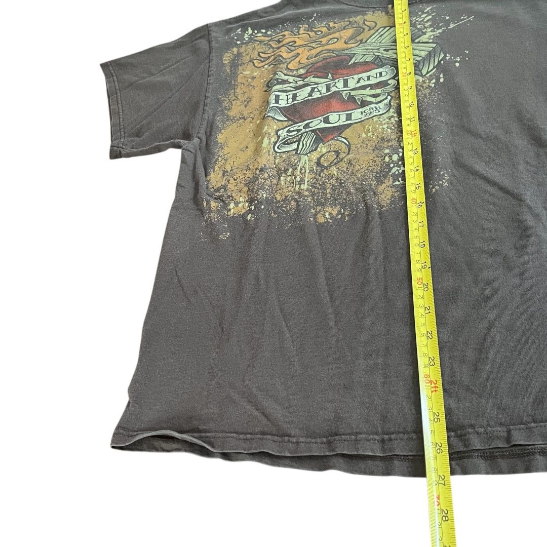 Vintage VINTAGE Y2K Heart and Soul T Shirt Size US XL / EU 56 / 4 - 3 Thumbnail