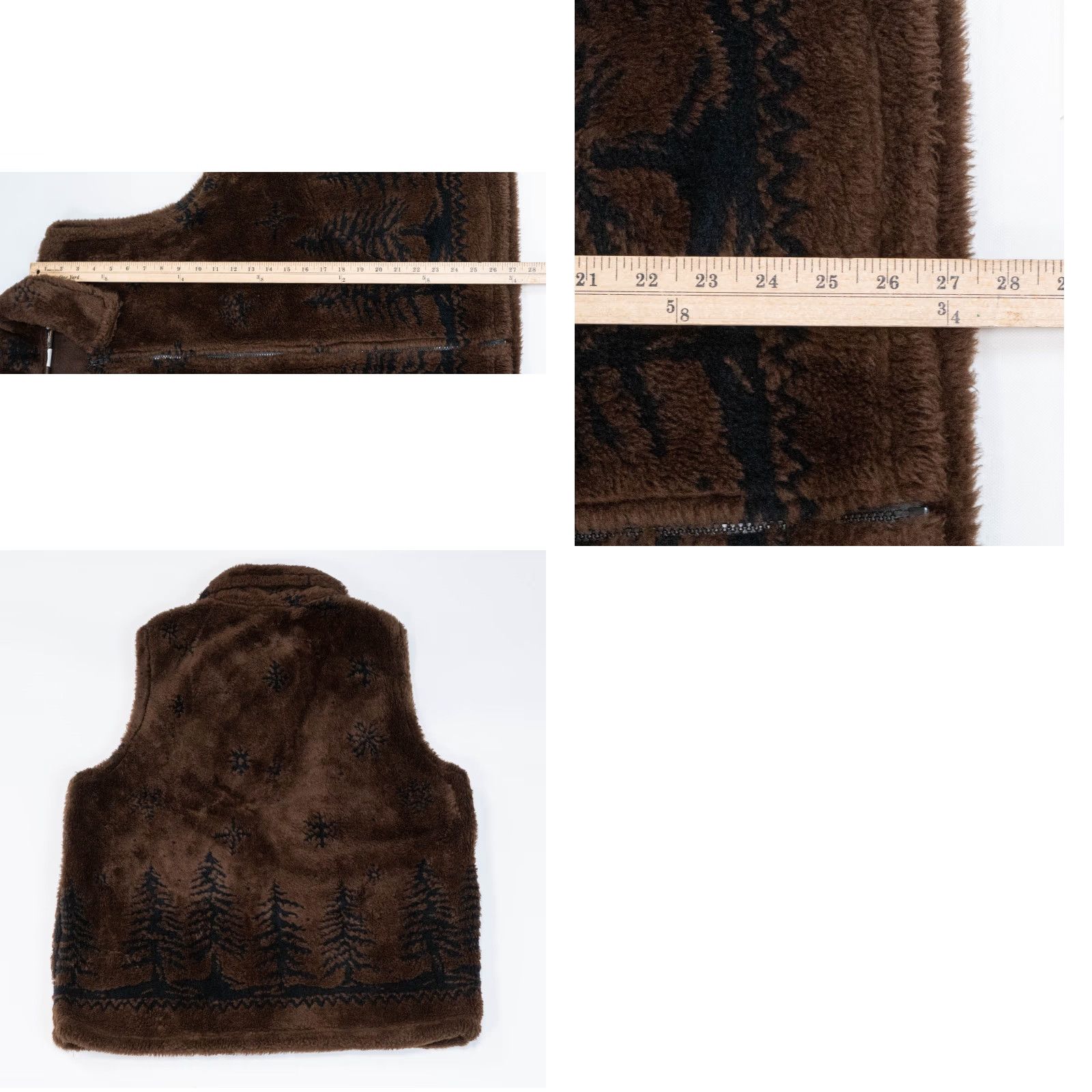 Vintage VINTAGE Canyon Vest Women's Sleeveless Fleece Sherpa Zip Brown 90s Nature USA Large Size L / US 10 / IT 46 - 9 Thumbnail