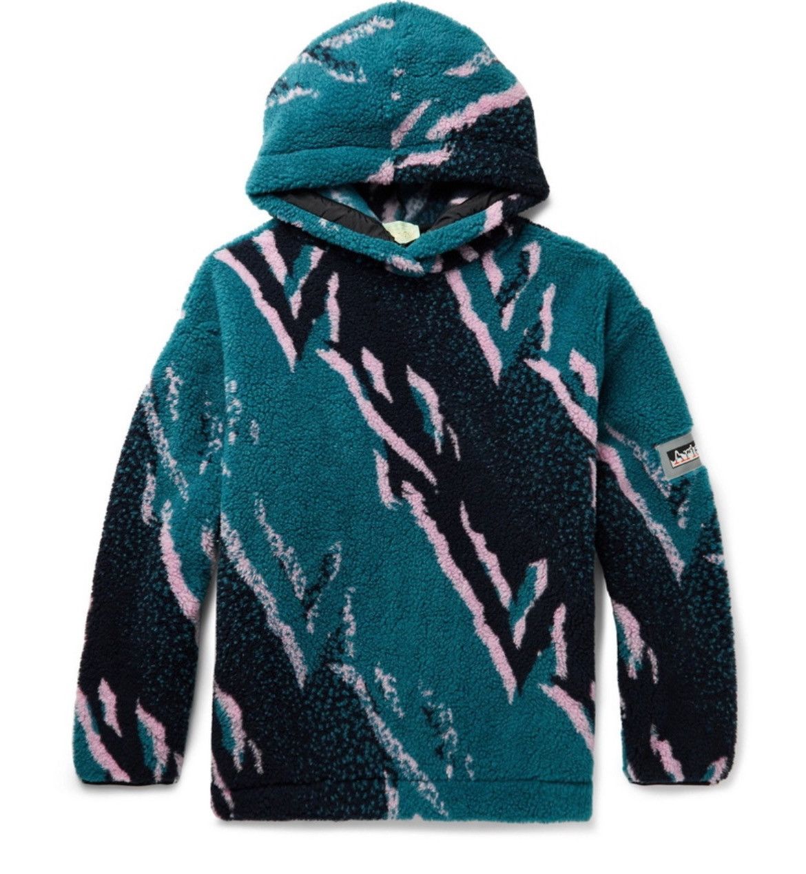 Aries Aries Oversized Jacquard Fleece Hoodie UNISEX Size US XS / EU 42 / 0 - 2 Thumbnail