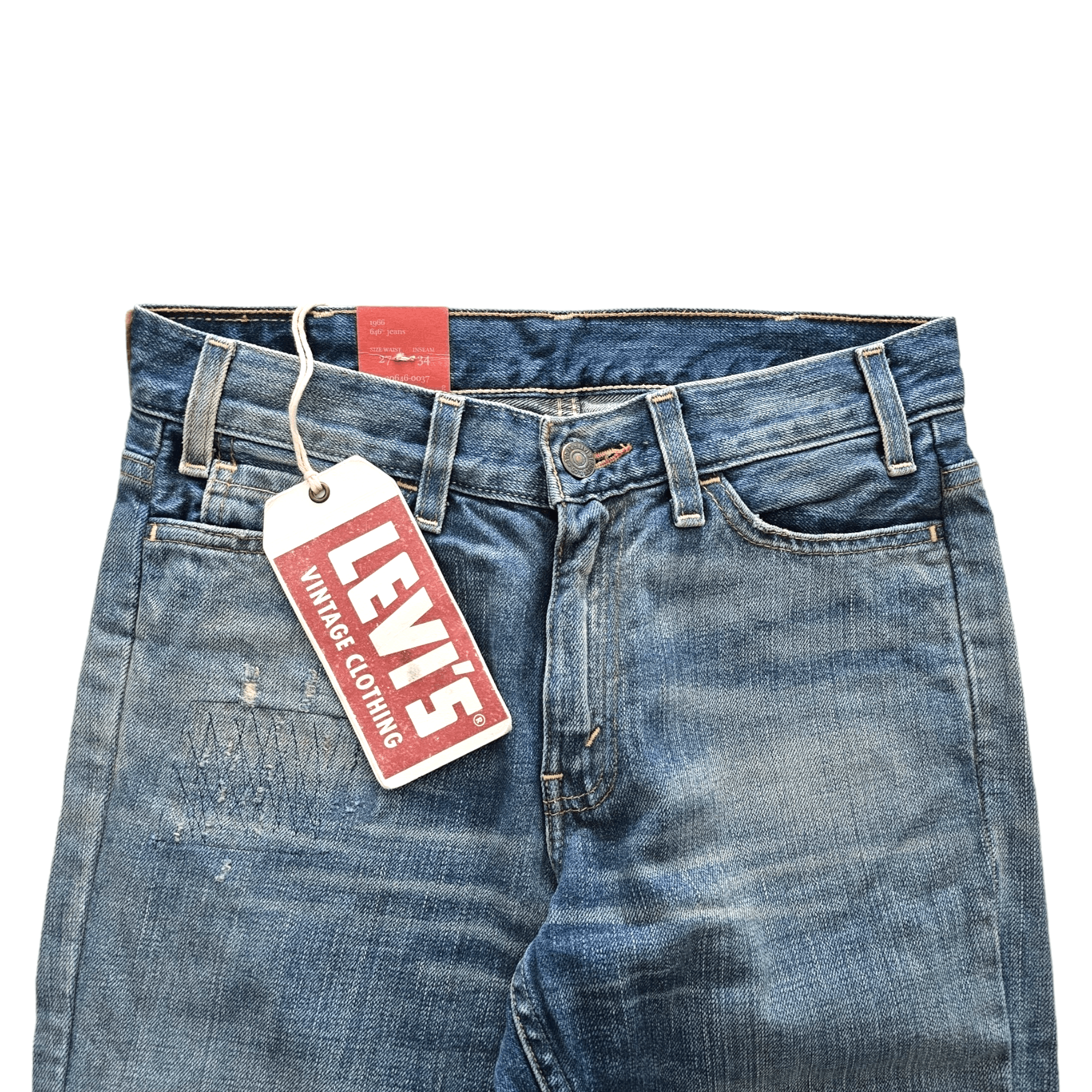 Levi's Vintage Clothing NWT Levi's Vintage Clothing 1960's 646 Flare W27L34 Big E Size 27" / US 4 / IT 40 - 2 Thumbnail