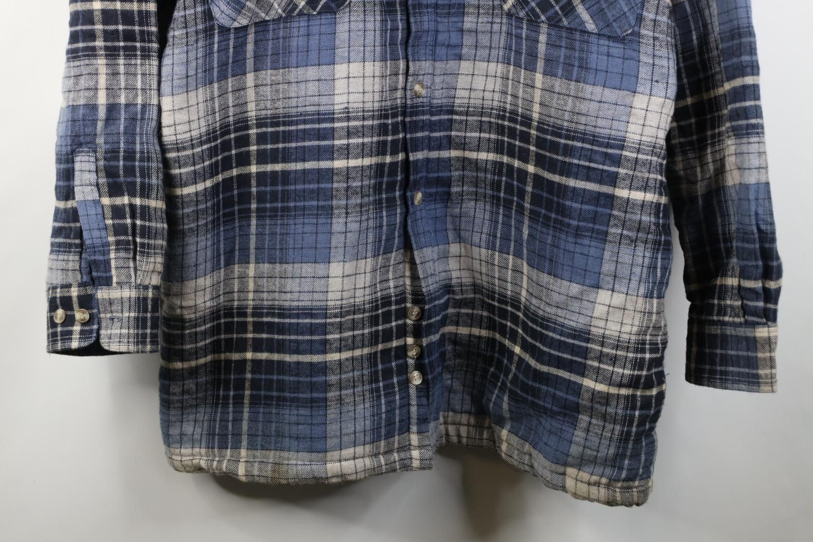 Vintage Vintage 90s Streetwear Fleece Lined Flannel Shirt Jacket Jac Size US XXL / EU 58 / 5 - 3 Thumbnail