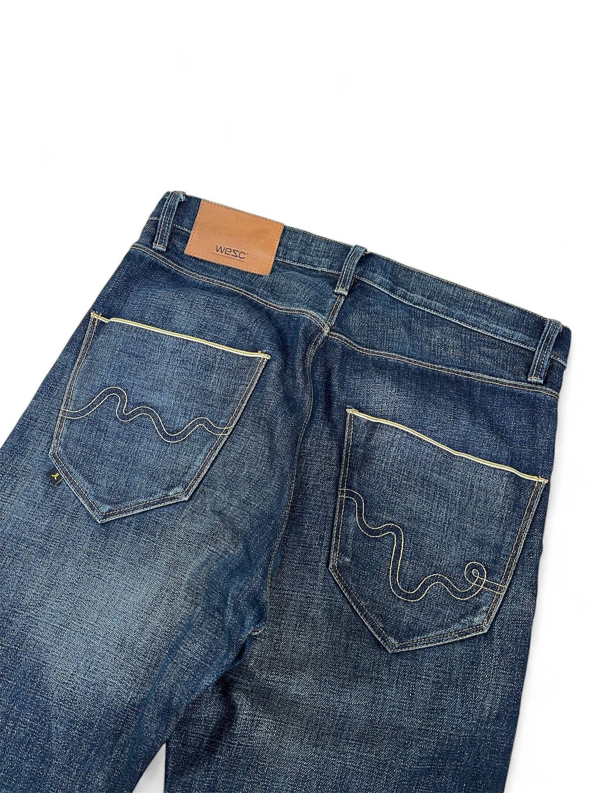 Japanese Brand 🇯🇵WESC Japanese slim selvadge denim jeans pants Size US 29 - 4 Thumbnail