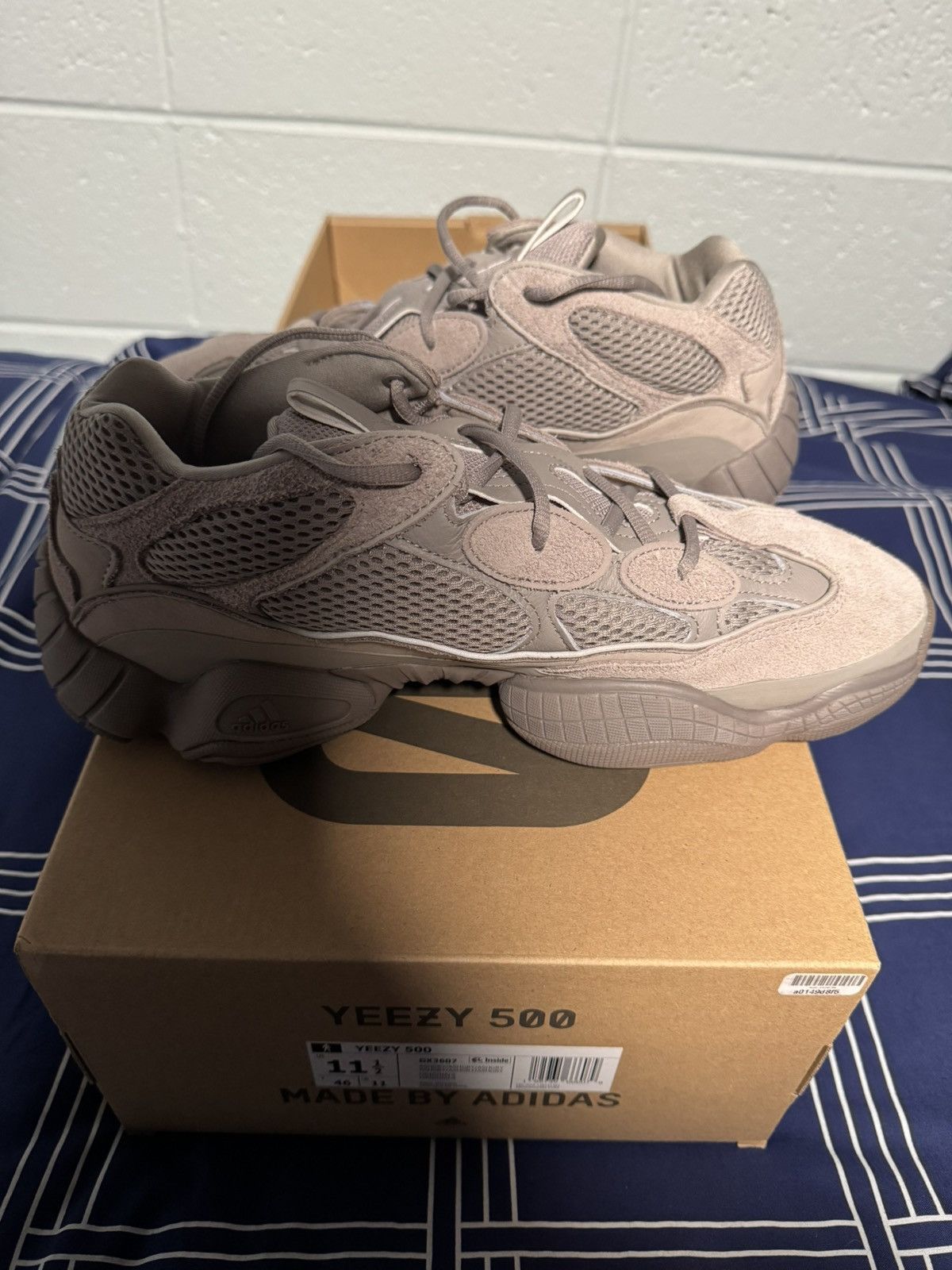 Adidas Yeezy 500 Ash Grey Size US 11.5 / EU 44-45 - 6 Thumbnail