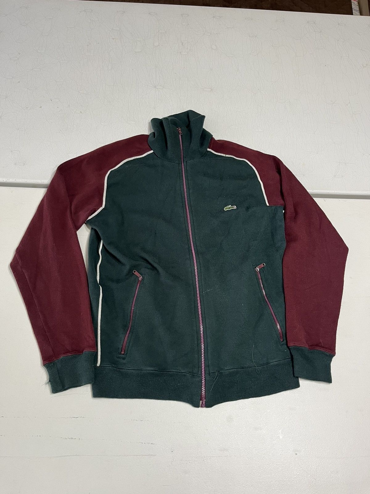 Lacoste vintage Lacoste izod zip up sweatshirt Size US S / EU 44-46 / 1 - 1 Thumbnail