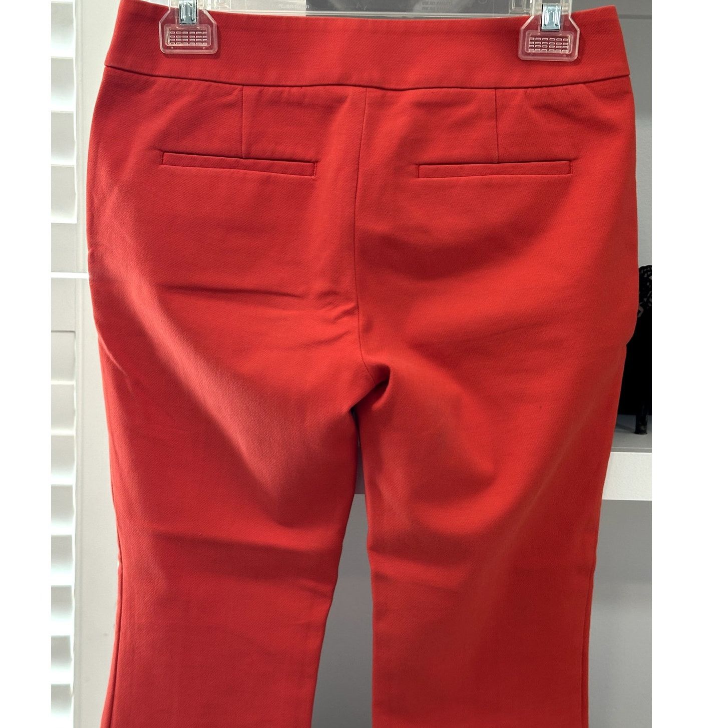 Loft Ann Taylor Loft Marisa Orange Straight Crop Pants 0P Size 25" / US 0 / IT 36 - 5 Thumbnail