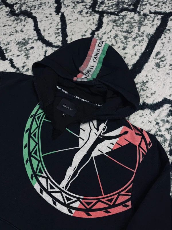 Carlo Colucci Carlo Colucci Hoodie Black Color M Size US M / EU 48-50 / 2 - 3 Thumbnail