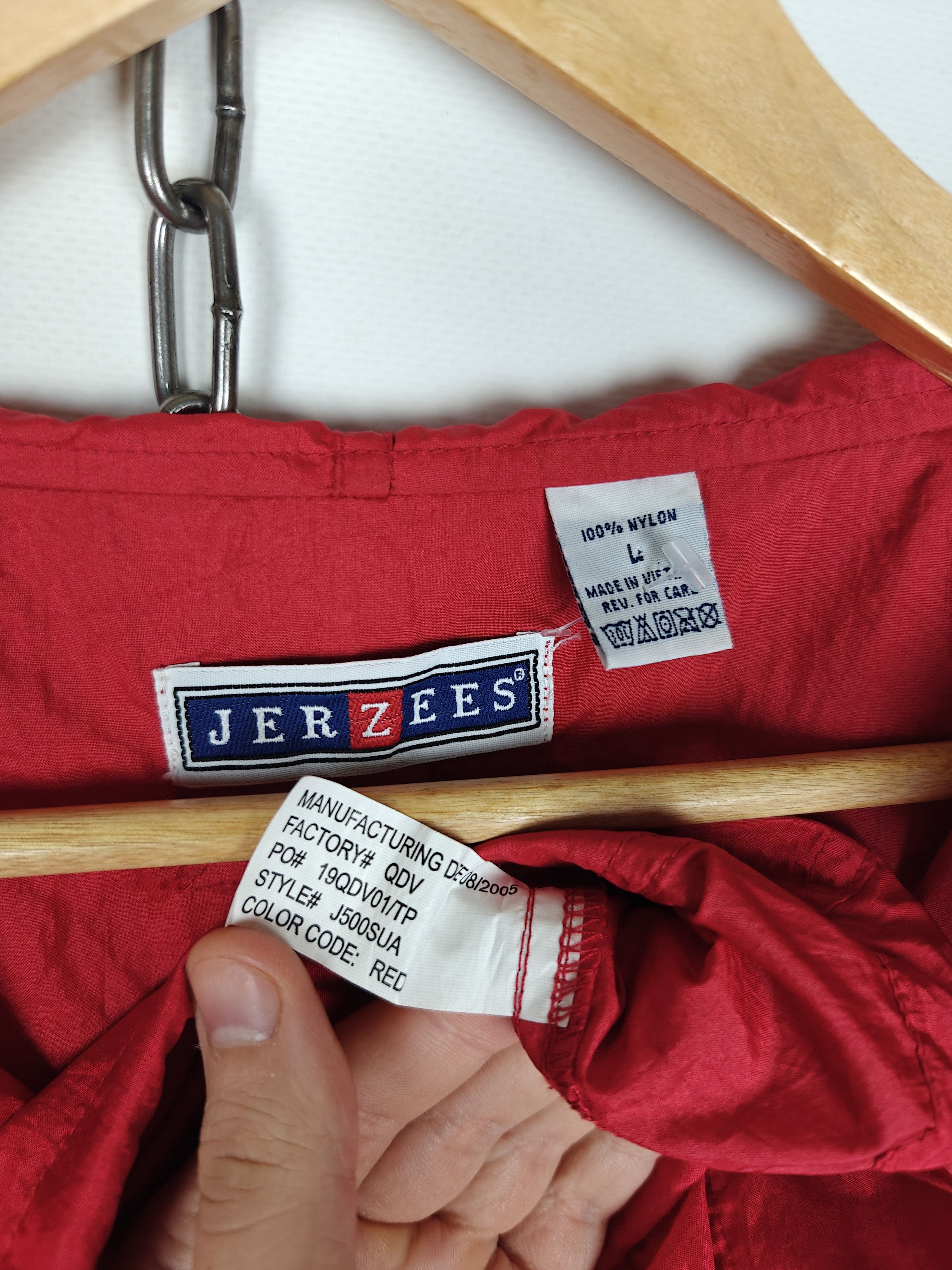 Jerzees Jerzees Jacket North Clay Cardinals Hooded Red size L Size US L / EU 52-54 / 3 - 8 Thumbnail