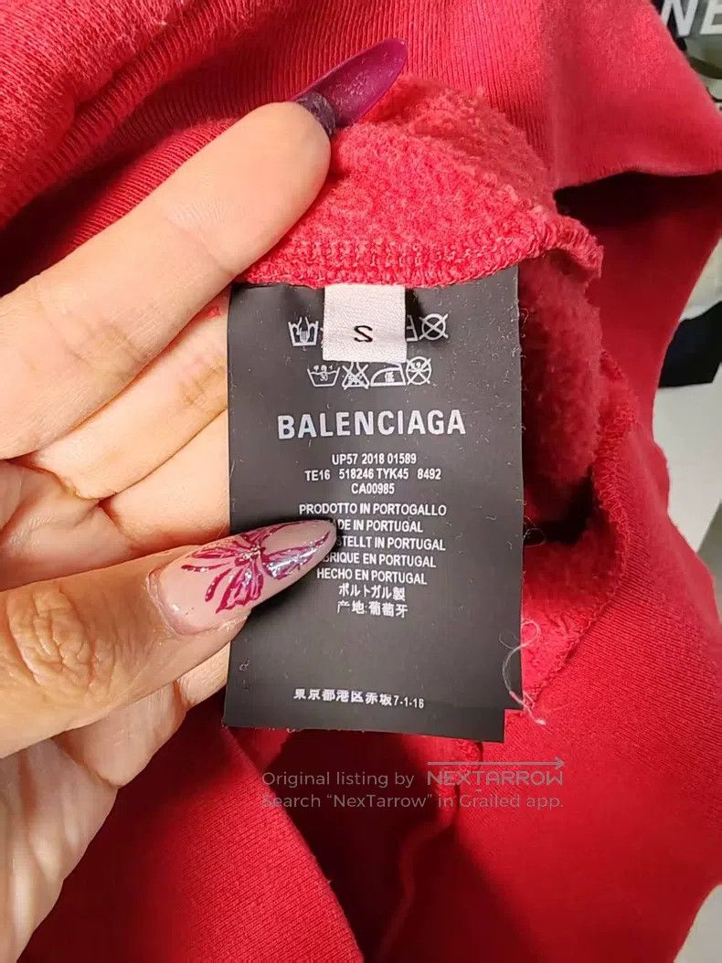 Balenciaga Balenciaga Letter Logo Sweatshirt Size US S / EU 44-46 / 1 - 4 Thumbnail