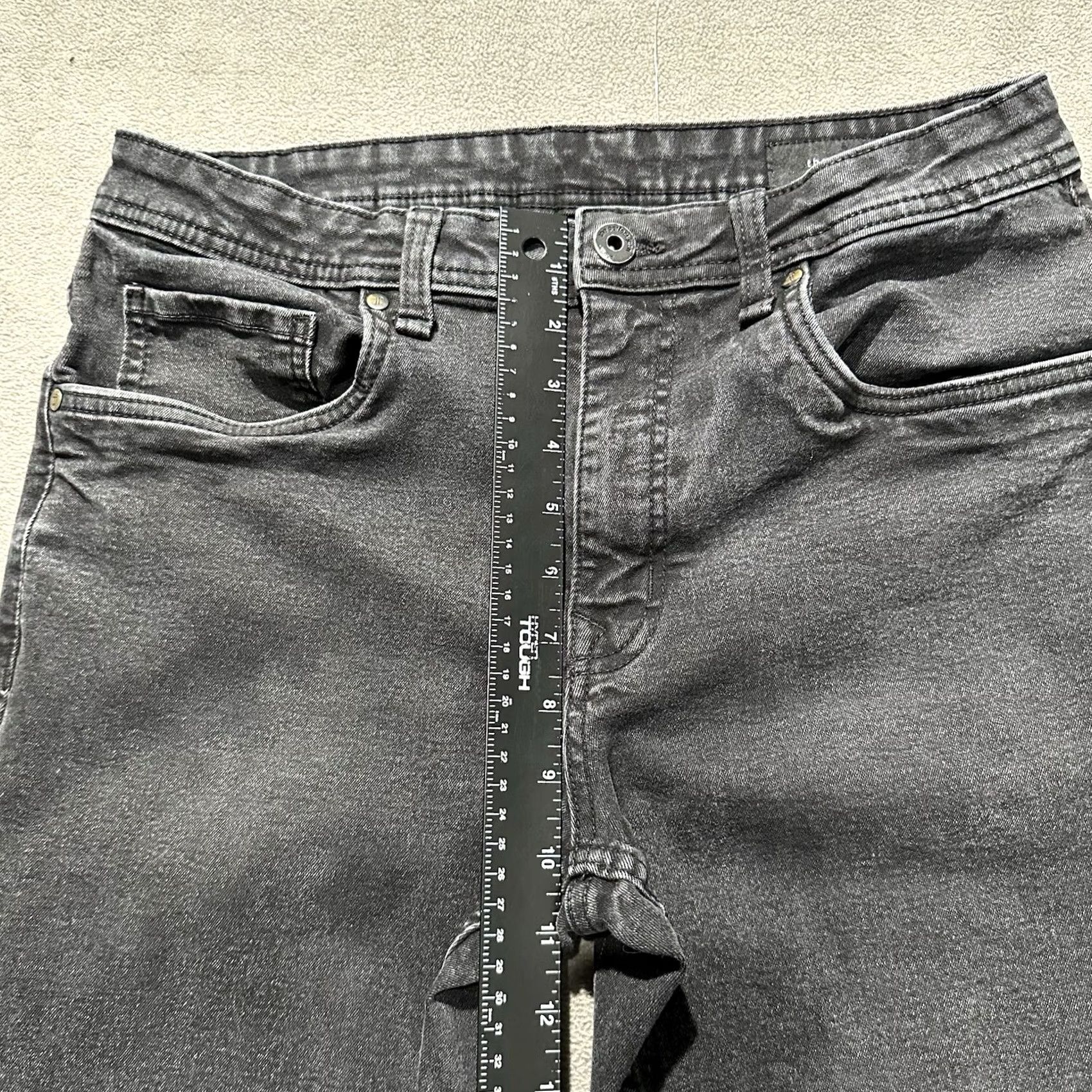 Denime the perfect jean NYC Jeans Mens 32x30 Black Stretch Denim Athletic Fit Jeans Size US 32 / EU 48 - 7 Thumbnail