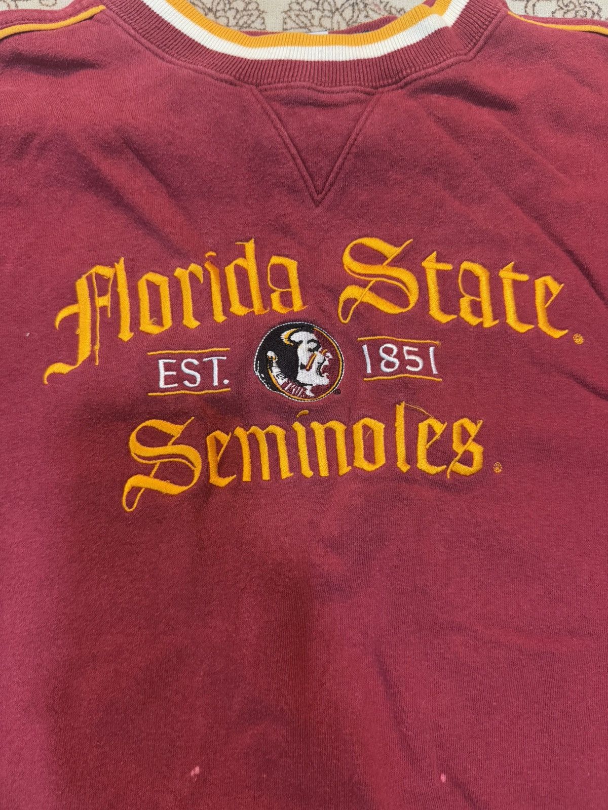 Vintage Vintage Cadre Athletic Florida State Seminoles Pullover Size US XL / EU 56 / 4 - 4 Thumbnail