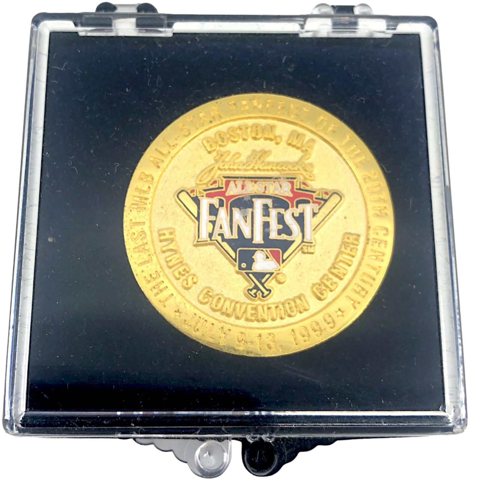 MLB Boston All Star Game Fanfest 1999 Fenway Park Gold Pin *RARE Size ONE SIZE - 3 Thumbnail