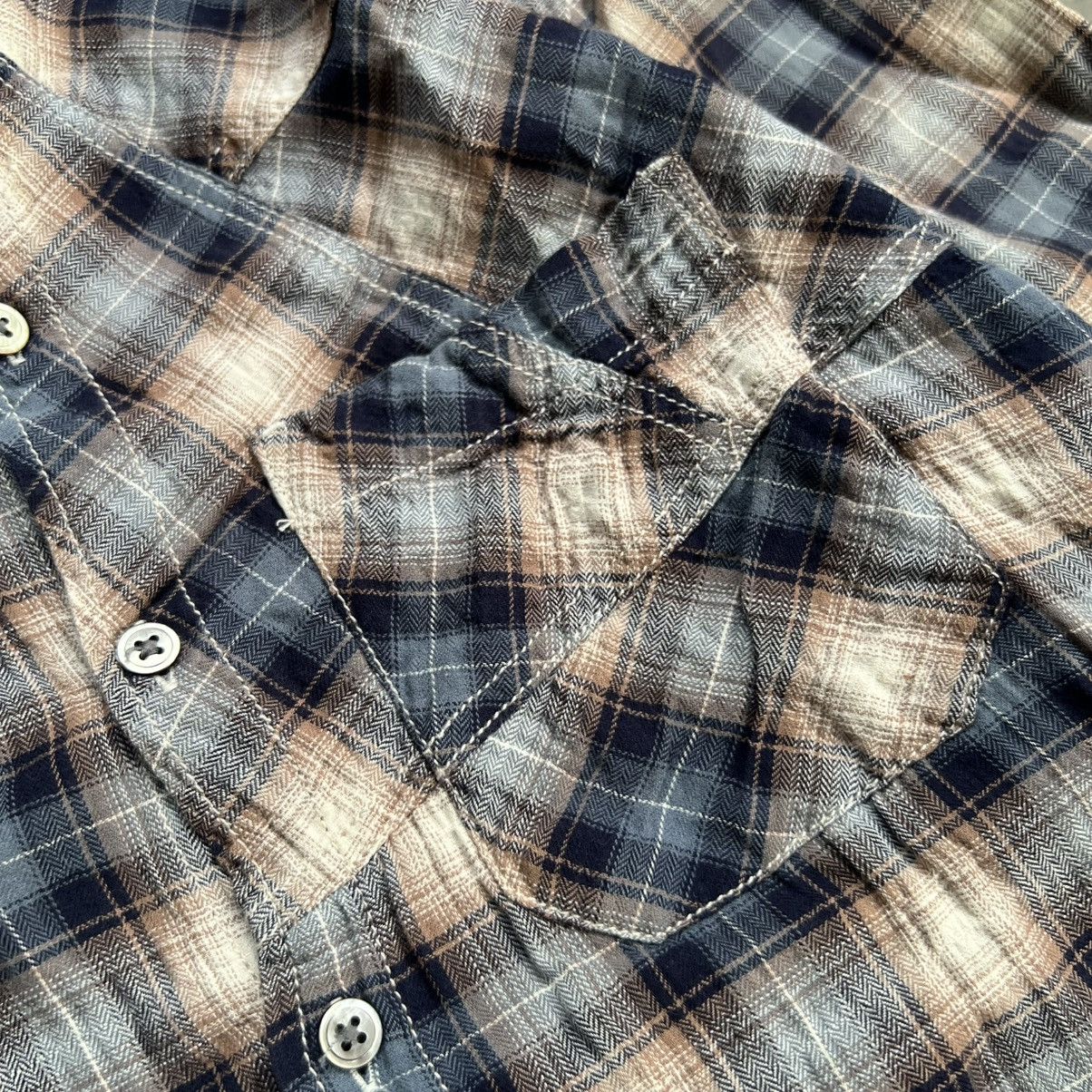 Tornado Mart Tornado Mart Patchwork Long Sleeve Button up Shirt Size US M / EU 48-50 / 2 - 5 Thumbnail