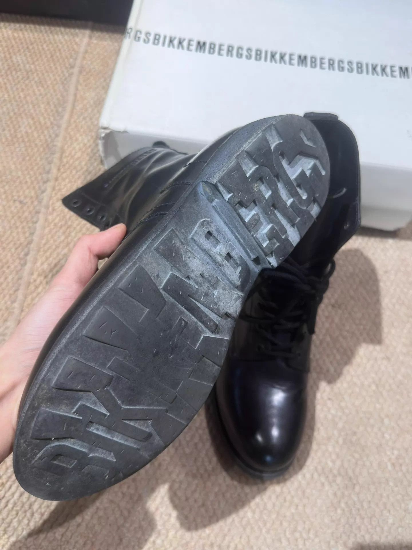 Dirk Bikkembergs Dirk Bikkembergs Combat Boot 100% Cowhide Size 41 Size US 8 / EU 41 - 3 Thumbnail