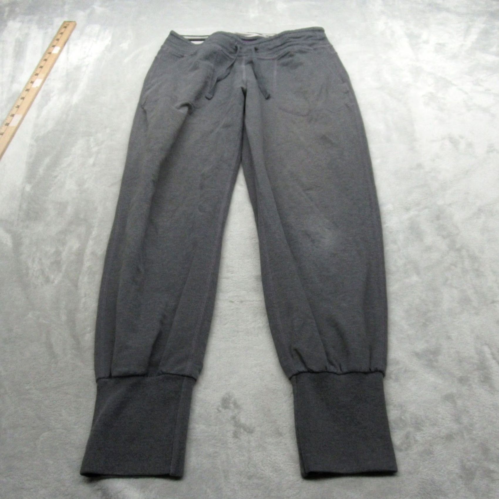 Patagonia Patagonia Jogger Pants Womens XS Gray Organic Cotton Drawstring Tapered Inseam 26 in, Pockets, Elastic Waist, Athleisure, Casual, Travel, 100% Cotton Size 26" / US 2 / IT 38 - 3 Thumbnail