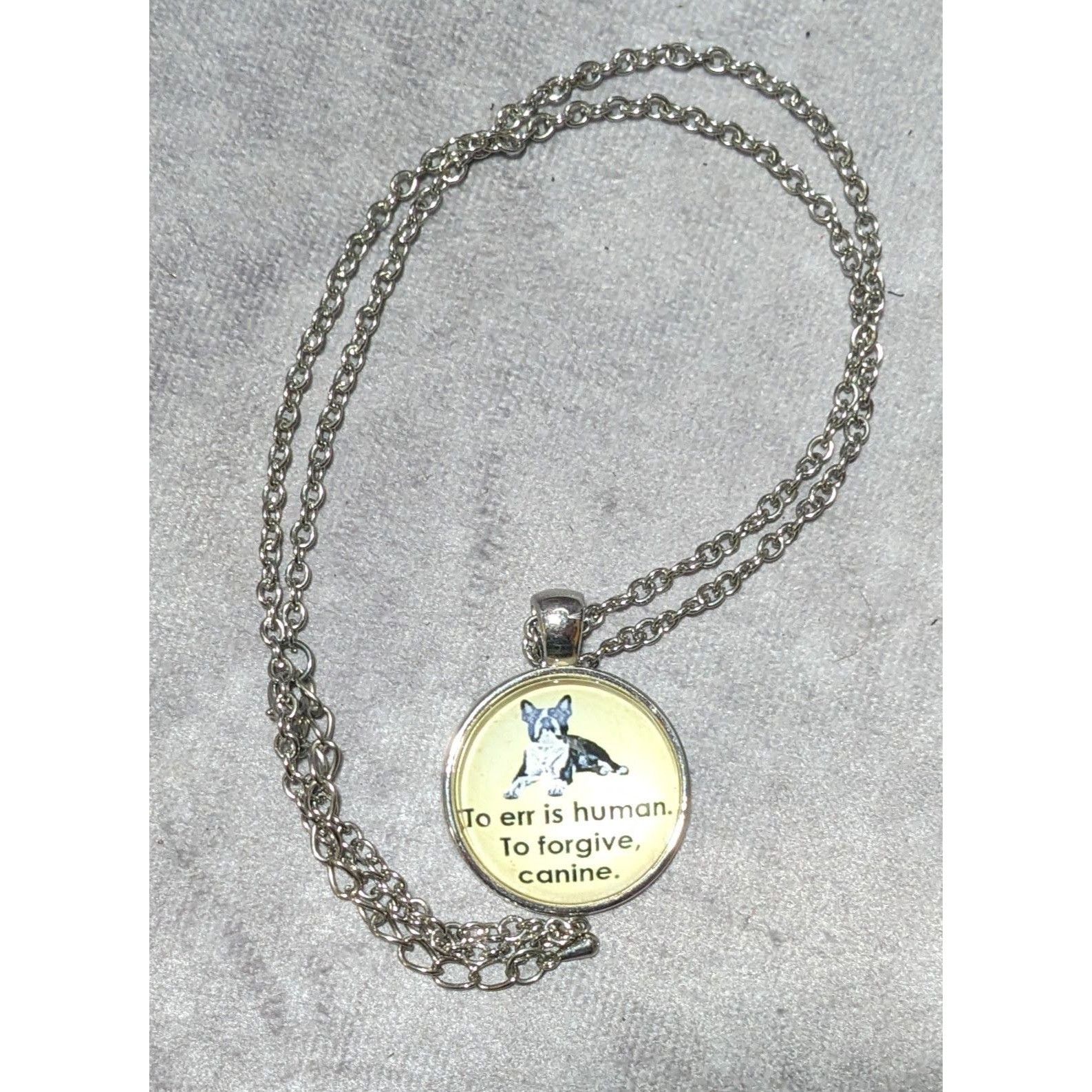 Other Yellow And Silver Dog Lover Pendant Necklace Size ONE SIZE - 8 Thumbnail