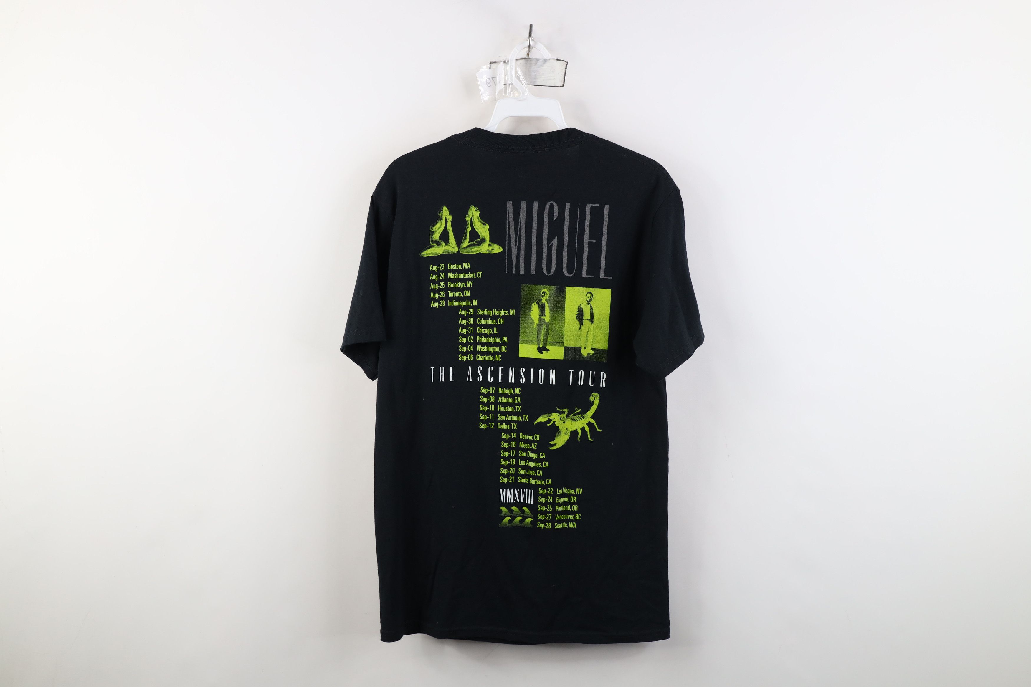 Vintage Miguel 1 Concepts The Ascension Tour Double Sided T-Shirt Size US S / EU 44-46 / 1 - 13 Thumbnail