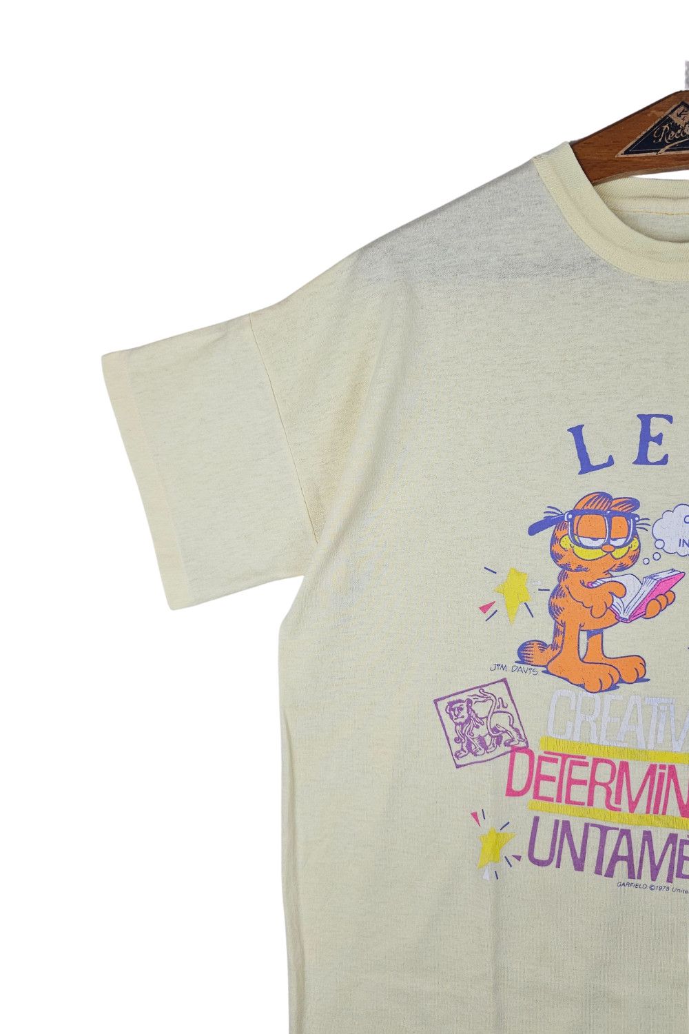 Vintage 1978 Garfield “LEO – Creative / Determined / Untamed” Tee Size US L / EU 52-54 / 3 - 5 Thumbnail