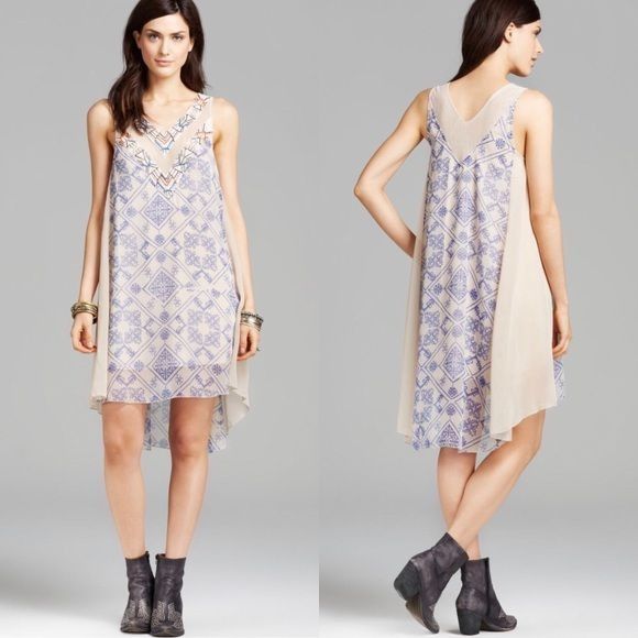 Free People Free People ANCIENT MYSTERY M Beaded Embroidered Shift Dress Size M / US 6-8 / IT 42-44 - 8 Thumbnail