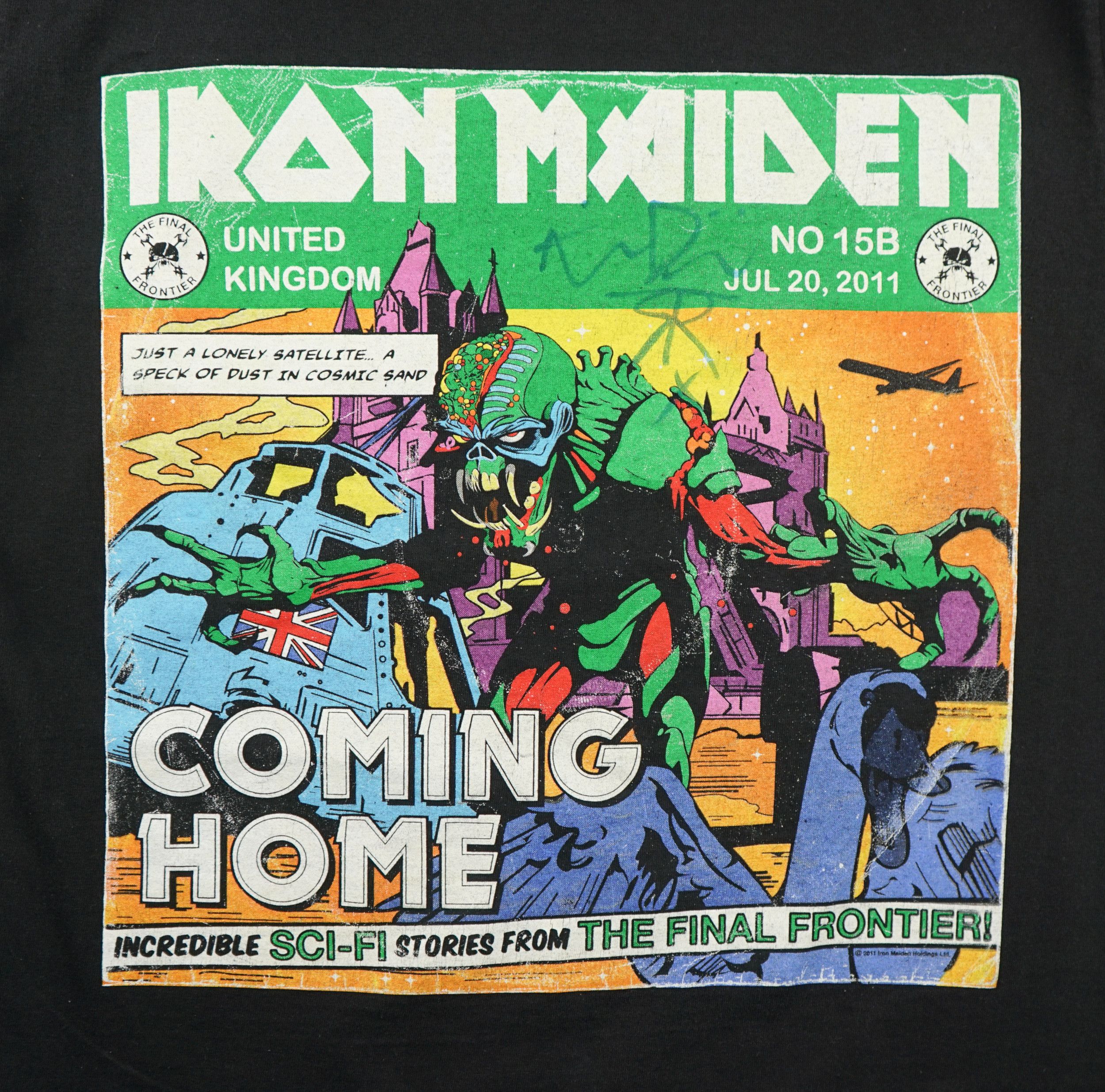 Band Tees × Vintage Vintage 2011 Iron Maiden T-Shirt The Final Frontier Size US M / EU 48-50 / 2 - 2 Thumbnail