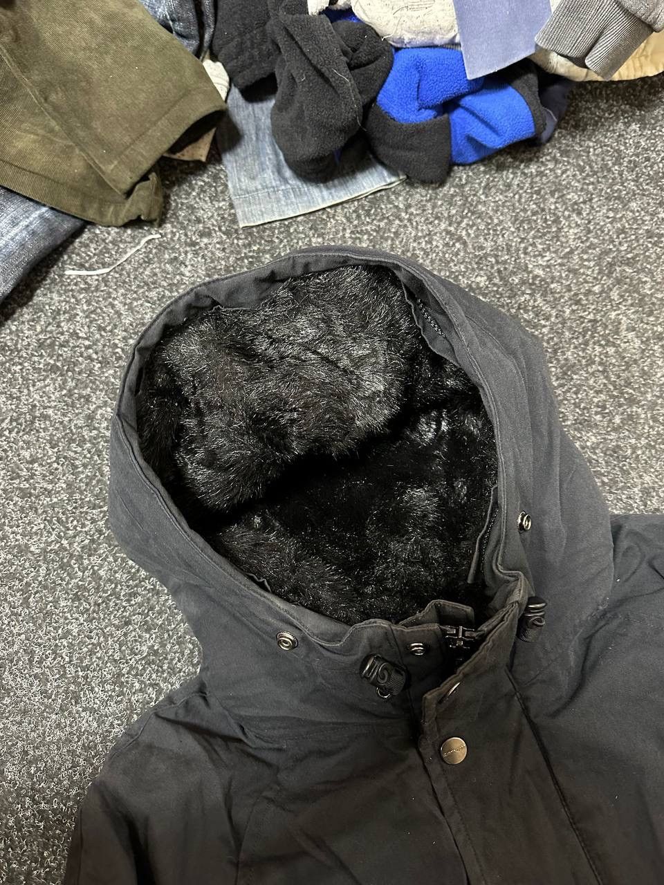 Carhartt × Carhartt Wip × Vintage Carhartt Parka Winter Heavy Coat Black Jacket fur faux hoode Size US L / EU 52-54 / 3 - 2 Thumbnail