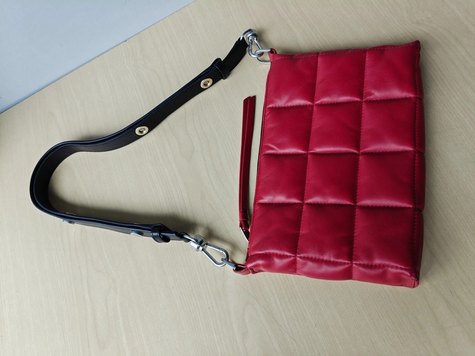 Allsaints ALLSAINTS Eve Leather Quilted Crossbody Bag FTP - 8209 Size ONE SIZE - 6 Thumbnail