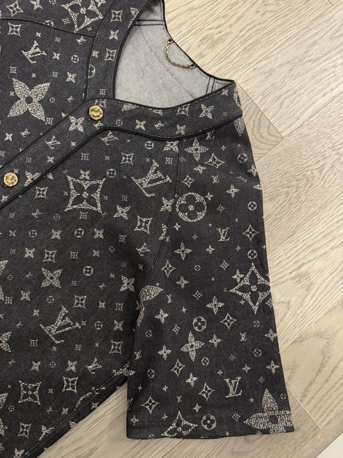 Louis Vuitton Louis Vuitton Denim Button Up Size US XL / EU 56 / 4 - 3 Thumbnail